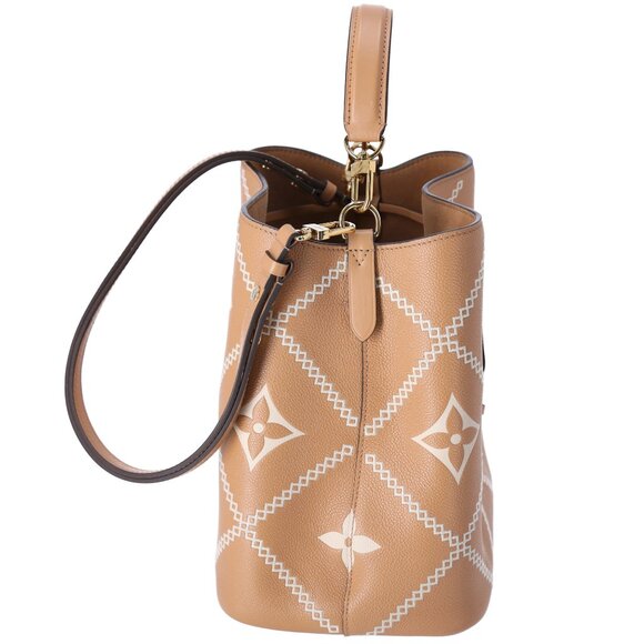 Louis Vuitton Empreinte Monogram Giant Broderies Neonoe MM Bucket Bag Arizona - Picture 7 of 12